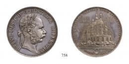 Ferenc József (1848-1916), 2 Forint, Ag, 1887, Kuttenberg<br>fast stempelfrisch aus polierter Platte